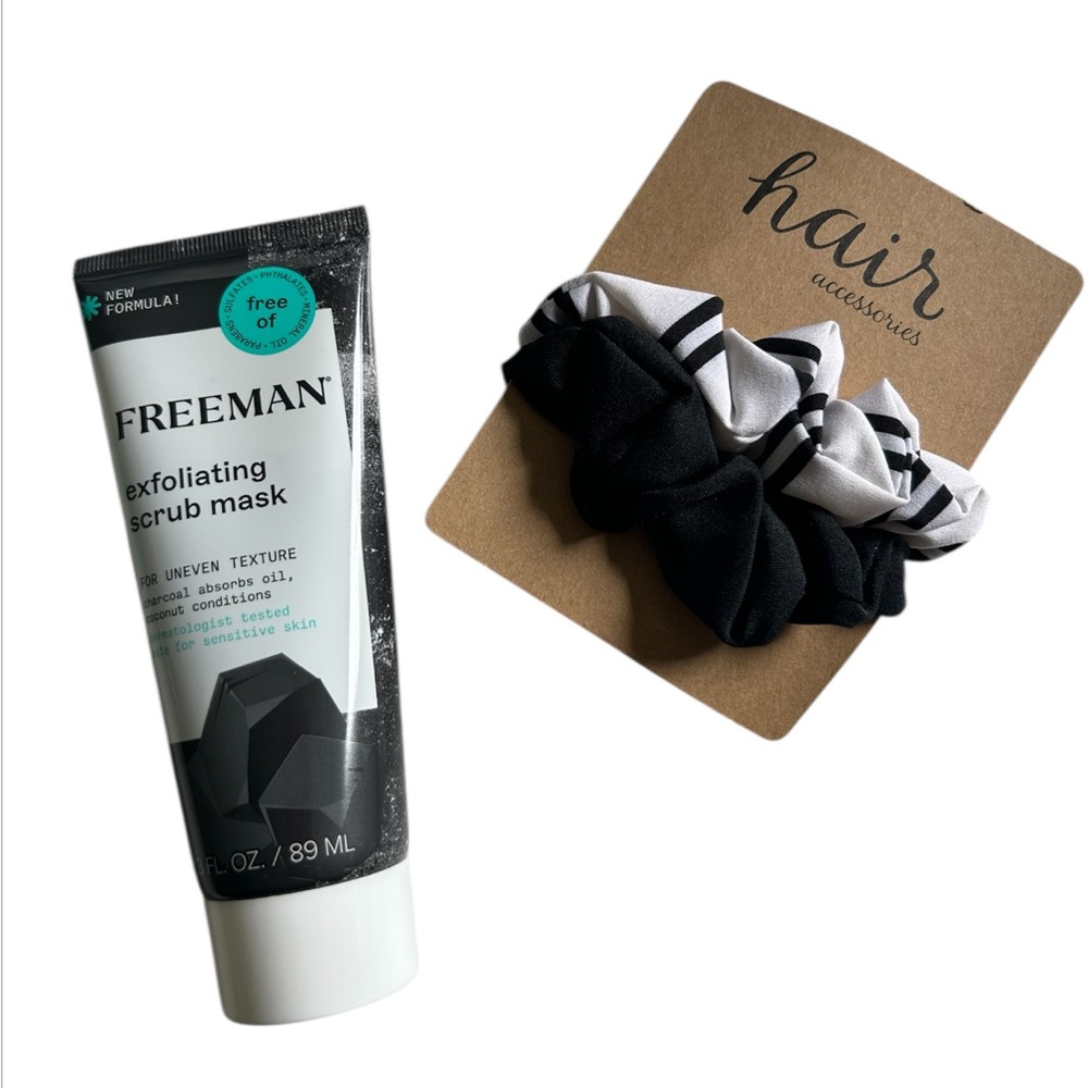 Freeman Exfoliating Scrub Mask & Scrunchies
